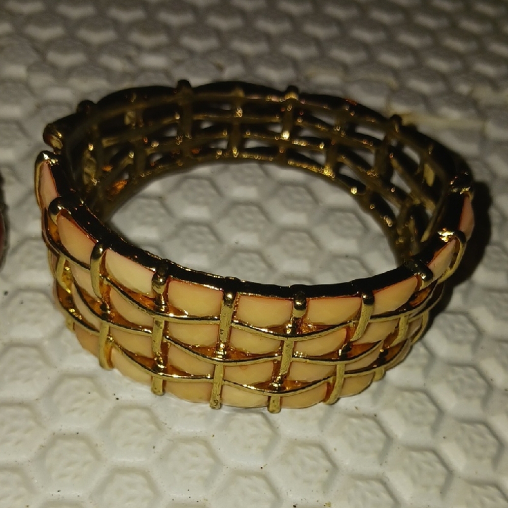 1#availableVintage Gold Bracelet Duo